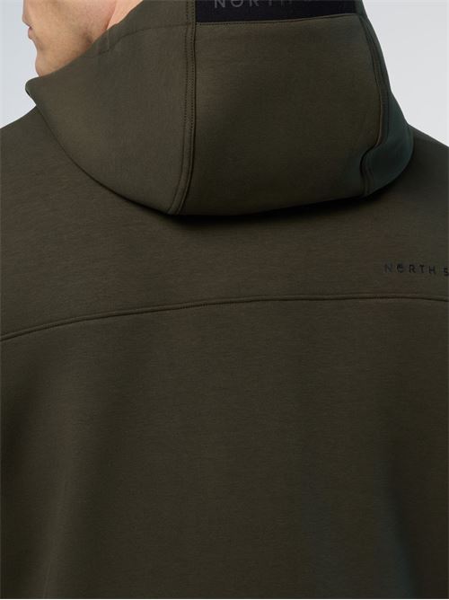 HOODED FULL ZIP SWEATSHIRT W/LOGO NORTH SAILS | 691267/440